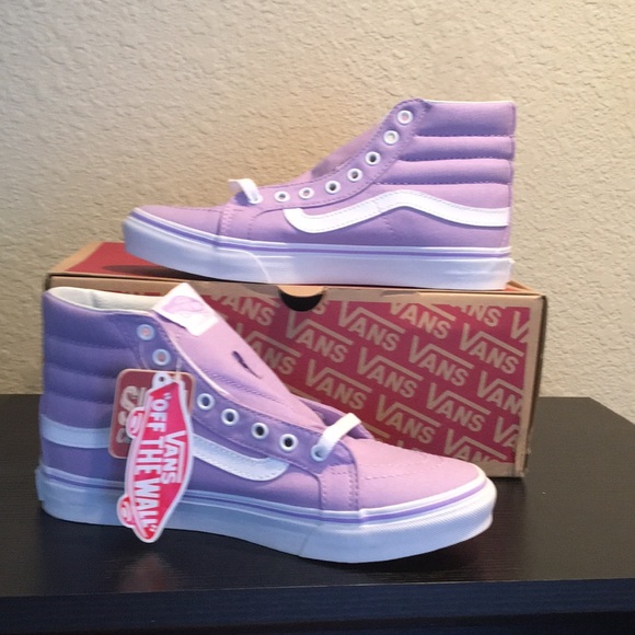 vans lavender shoes